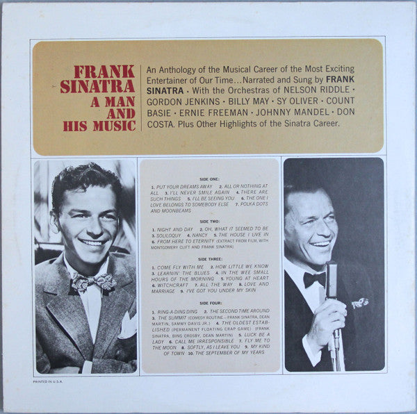 Frank Sinatra - A Man And His Music - LP 4