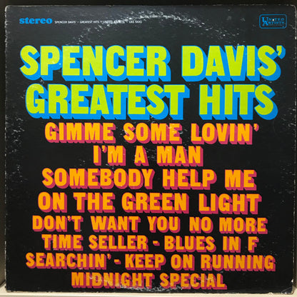 The Spencer Davis Group - Spencer Davis' Greatest Hits - LP