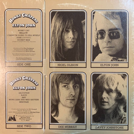 Elton John - Honky Château - LP 2