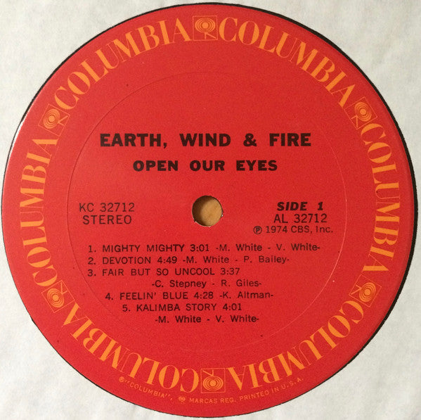 Earth, Wind & Fire - Open Our Eyes - LP 3