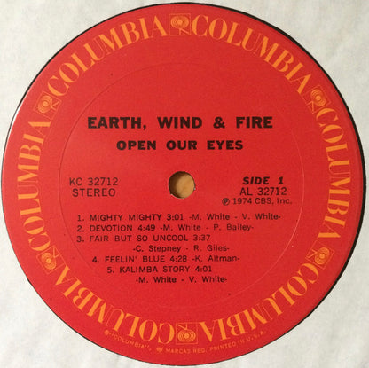 Earth, Wind & Fire - Open Our Eyes - LP 3