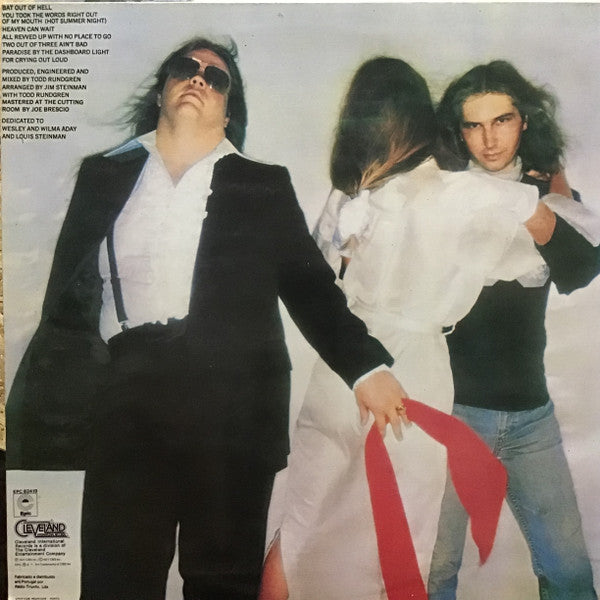 Meat Loaf - Bat Out Of Hell - LP 2