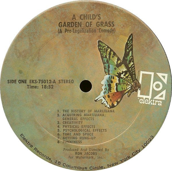 Ron Jacobs - A Child's Garden Of Grass (A Pre-Legalization Comedy) - LP 3