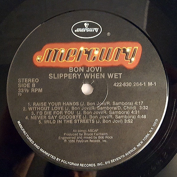 Bon Jovi - Slippery When Wet - LP 4