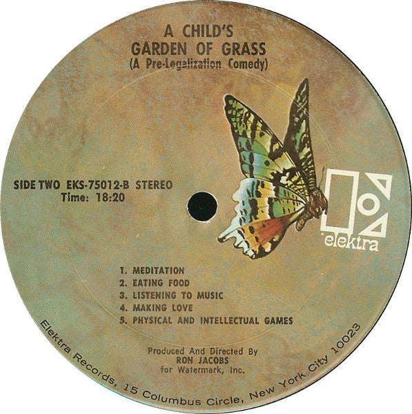 Ron Jacobs - A Child's Garden Of Grass (A Pre-Legalization Comedy) - LP 4