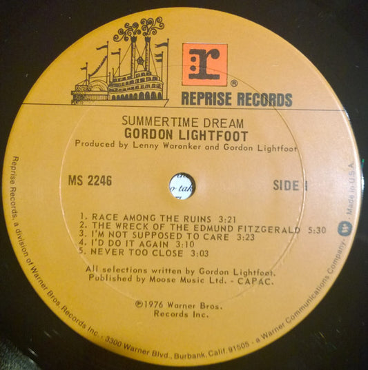 Gordon Lightfoot - Summertime Dream - LP 2