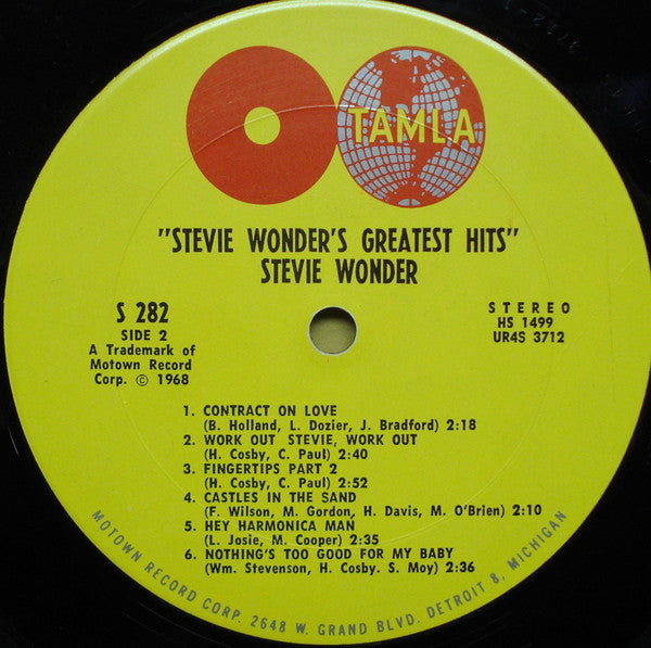 Stevie Wonder - Greatest Hits - LP 4