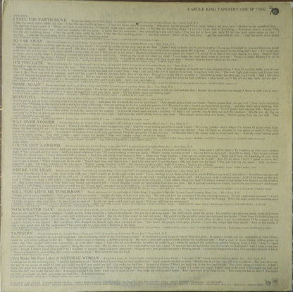 Carole King - Tapestry - LP 2