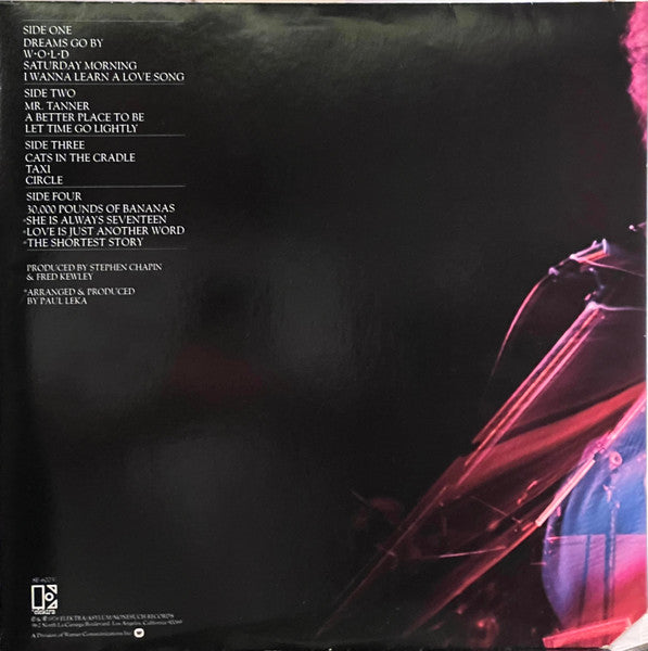 Harry Chapin - Greatest Stories - Live - LP 3