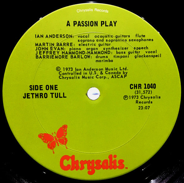 Jethro Tull - A Passion Play - LP 4