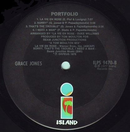 Grace Jones - Portfolio - LP 4