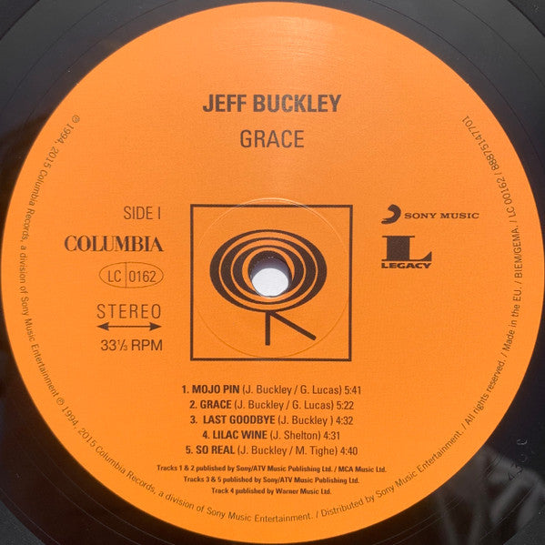Jeff Buckley - Grace - LP 3