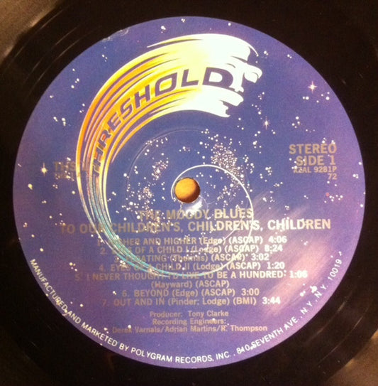 The Moody Blues - To Our Children's Children's Children - LP