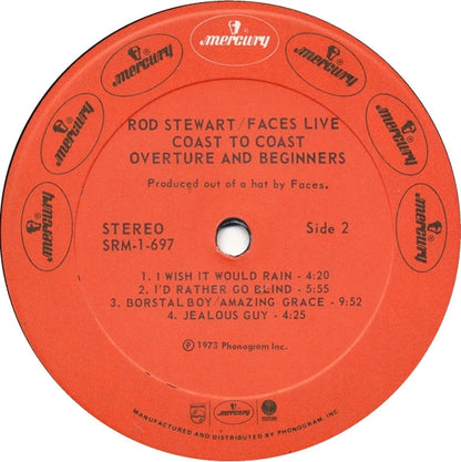 Rod Stewart / Faces - Coast To Coast Overture And Beginners - LP 5