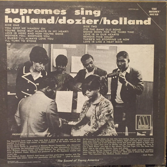 The Supremes - Supremes Sing Holland▪Dozier▪Holland - LP 2