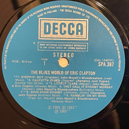 Various - The Blues World Of Eric Clapton - Vinyl, LP, Compilation 3