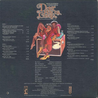 Melvin Van Peebles - Don't Play Us Cheap (Original Cast & Soundtrack Album) - LP 3