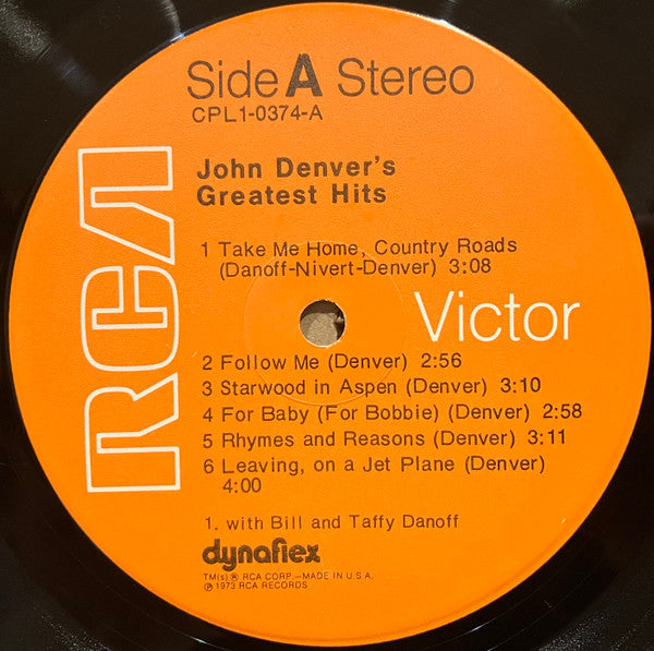 John Denver - John Denver's Greatest Hits - LP 3