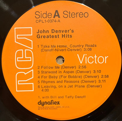 John Denver - John Denver's Greatest Hits - LP 3