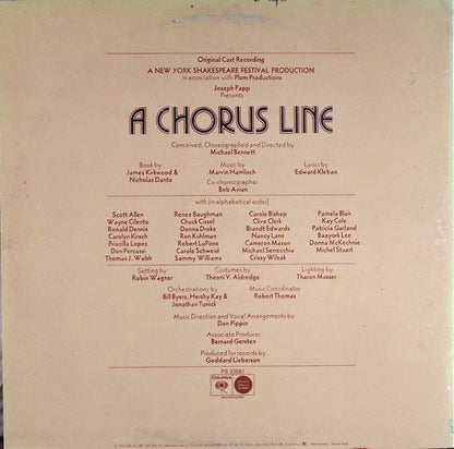 Original Cast - A Chorus Line - Original Cast Recording - LP 2