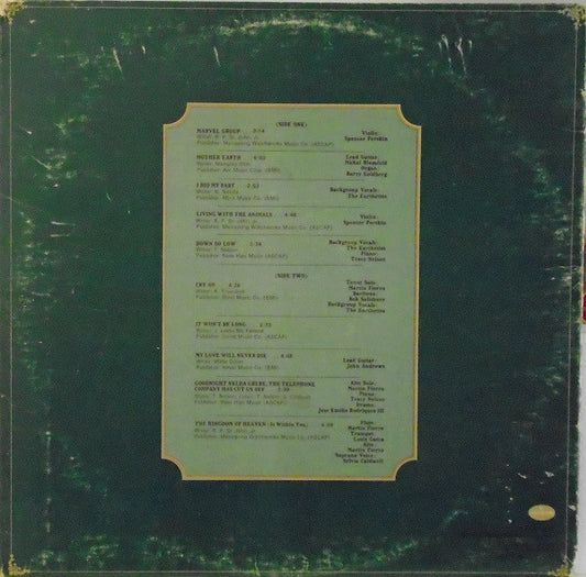 Mother Earth - Living With The Animals - LP 2