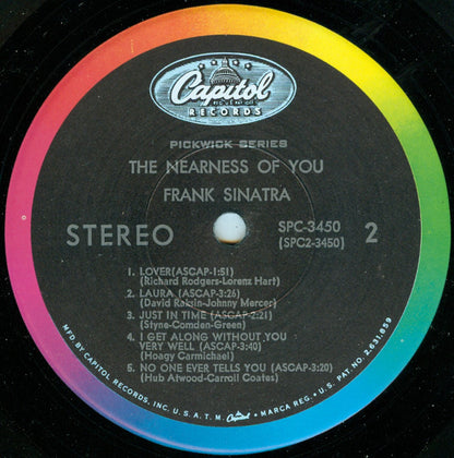 Frank Sinatra - The Nearness Of You - LP 4