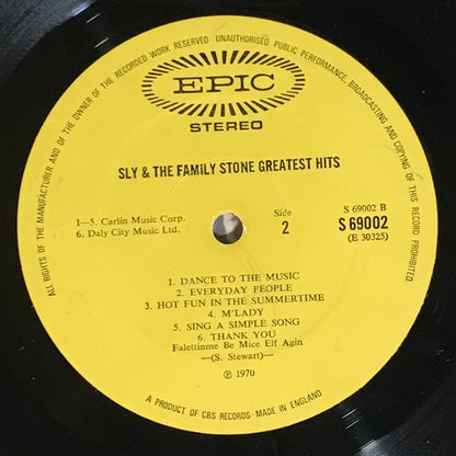 Sly & The Family Stone - Greatest Hits - LP 4