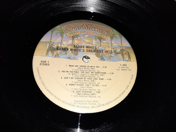 Barry White - Barry White's Greatest Hits - LP 3