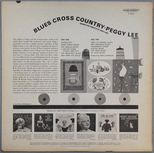 Peggy Lee - Blues Cross Country - LP 2