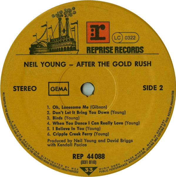 Neil Young - After The Gold Rush - LP 5