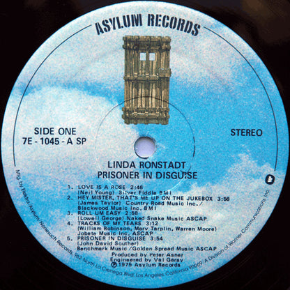 Linda Ronstadt - Prisoner In Disguise - LP 4