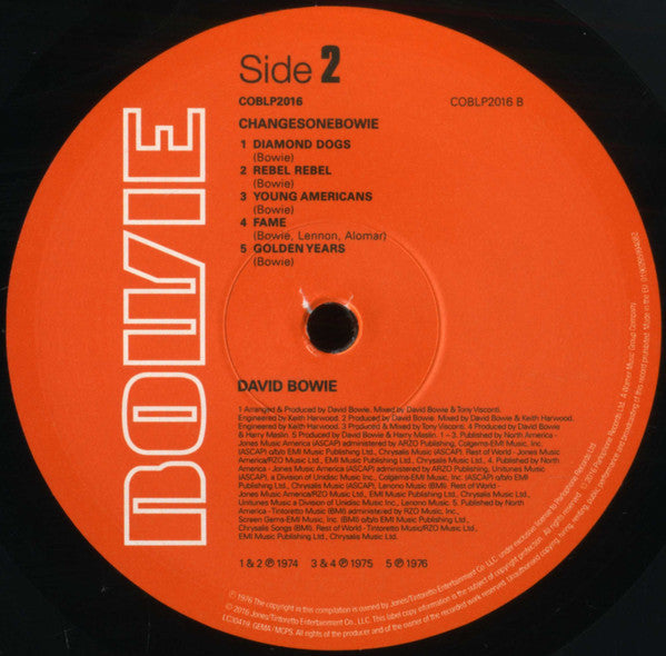 David Bowie - ChangesOneBowie - LP 4