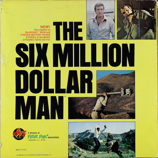 The Six Million Dollar Man - The Six Million Dollar Man (Hear 4 Exciting New Stories) - LP 2
