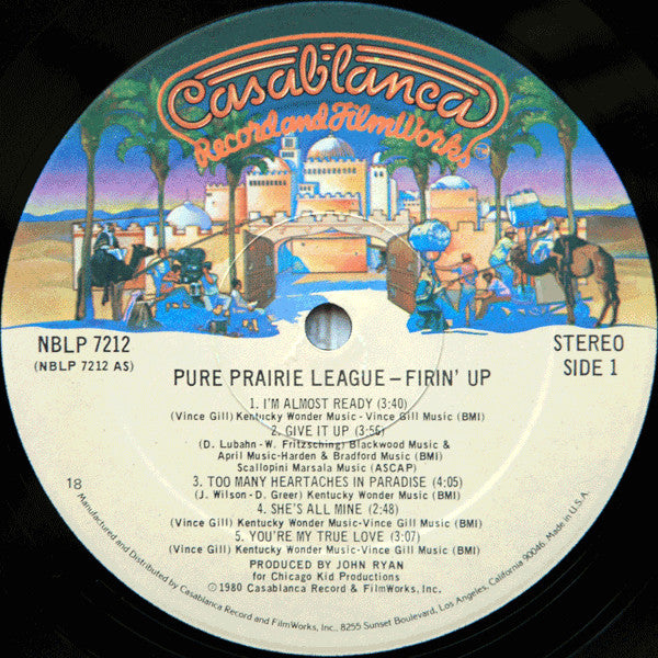 Pure Prairie League - Firin' Up - Vinyl, LP, Album 4