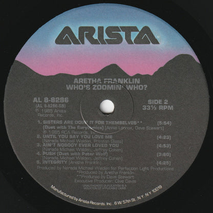 Aretha Franklin - Who's Zoomin' Who? - LP 4