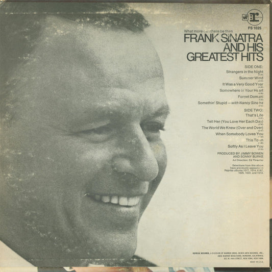 Frank Sinatra - Frank Sinatra's Greatest Hits - LP 2