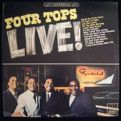 The Four Tops - Live! - VINTAGE vinyl record for sale