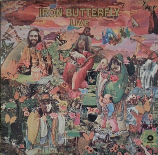 Iron Butterfly - Live - VINTAGE vinyl record for sale