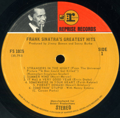 Frank Sinatra - Frank Sinatra's Greatest Hits - LP 3
