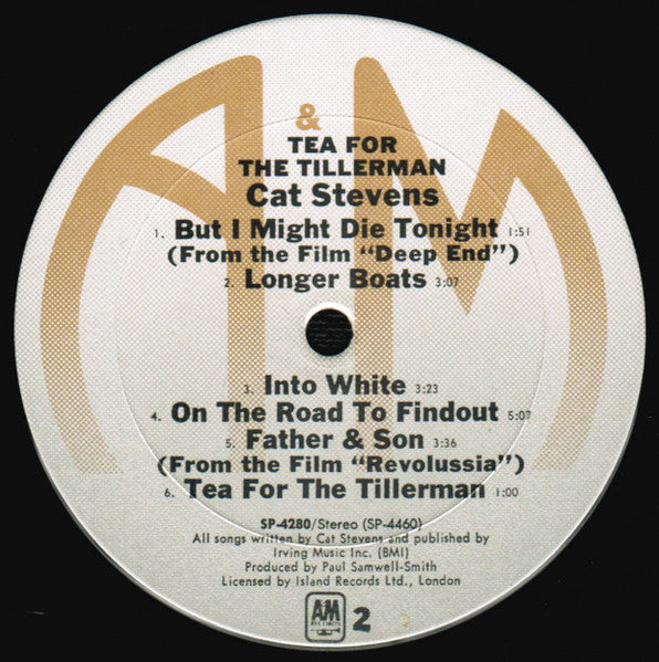 Cat Stevens - Tea For The Tillerman - LP 4
