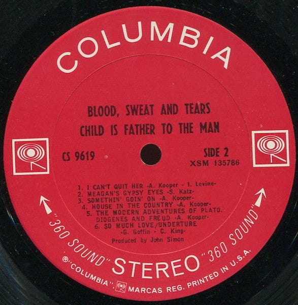 Blood, Sweat And Tears - Child Is Father To The Man - LP 4
