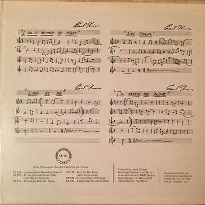 Earl Hines - Quintessential '74 - LP 3