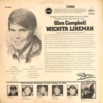 Glen Campbell - Wichita Lineman - LP 2