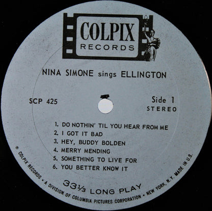Nina Simone - Nina Simone Sings Duke Ellington - LP 3