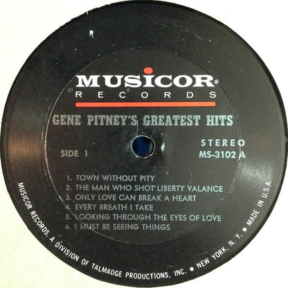 Gene Pitney - Greatest Hits Of All Time - LP 3