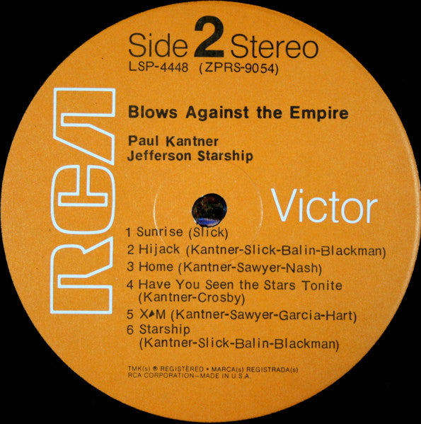 Paul Kantner / Jefferson Starship - Blows Against The Empire - LP 5