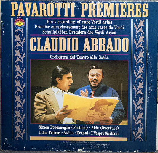 Pavarotti, Claudio Abbado - Pavarotti Premieres - LP