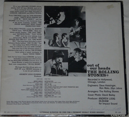 The Rolling Stones - Out Of Our Heads - LP 2