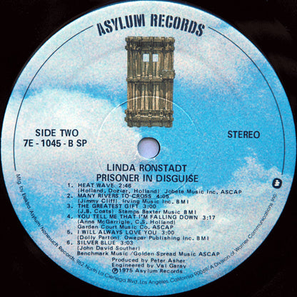 Linda Ronstadt - Prisoner In Disguise - LP 5
