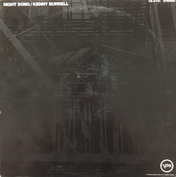 Kenny Burrell - Night Song - LP